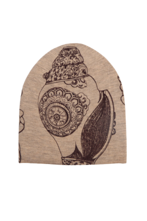 Reversible Hat with Sankha Print