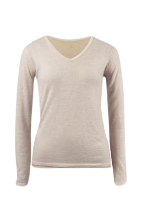 Reversible V-neck Sweater