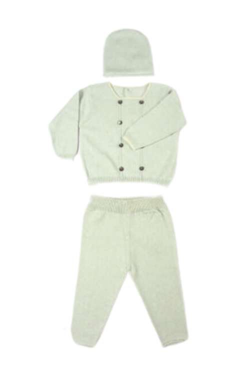 Baby Sweater, Pant and Hat Set